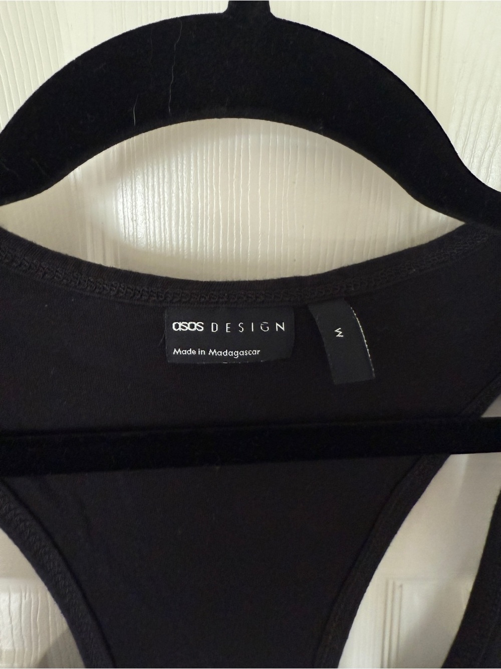 ASOS Black Racerback Muscle Tank - Picture 2 of 6